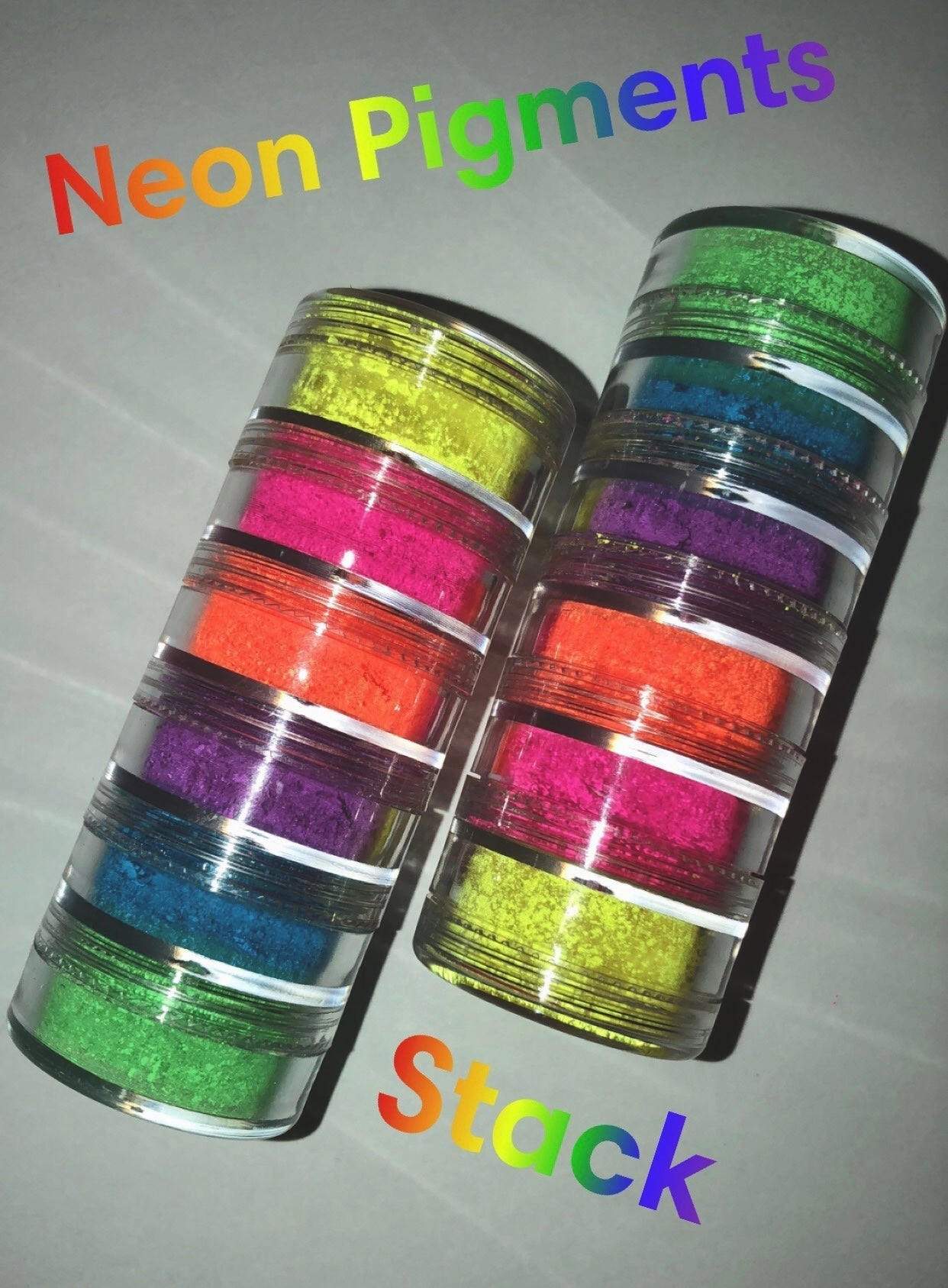 Neon Pigments Eyeshadow Stack of 6