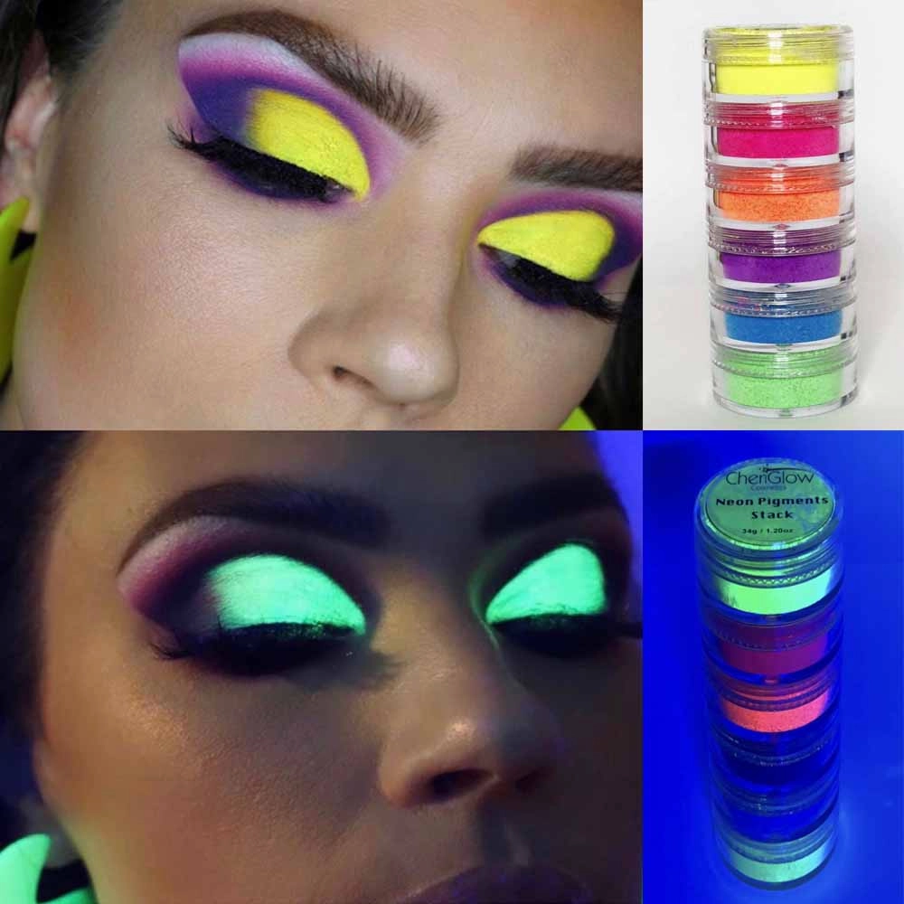 Neon Pigments Eyeshadow Stack of 6