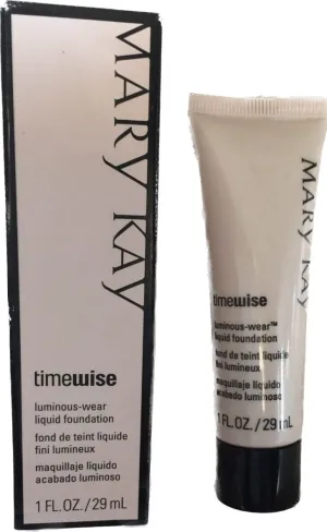 NEW MARY KAY TIMEWISE LUMINOUS-WEAR LIQUID FOUNDATION 1 FL OZ BRONZE 7