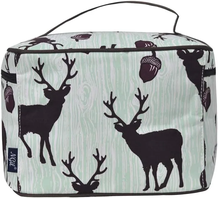 NGIL Large Top Handle Cosmetic Case (Deer-Brown)