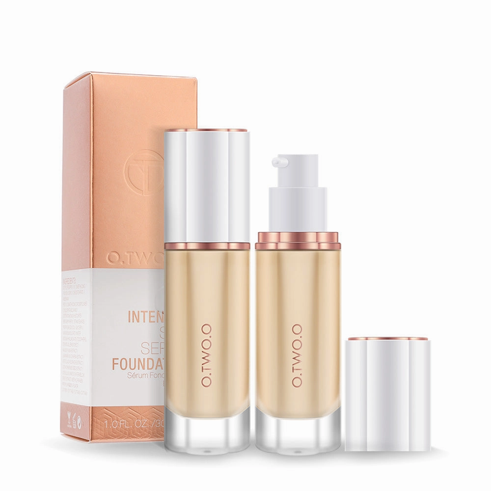O.TWO.O Full Coverage Whitening Sweat Resistant Moisturizing Liquid Foundation Makeup Base Wholesale