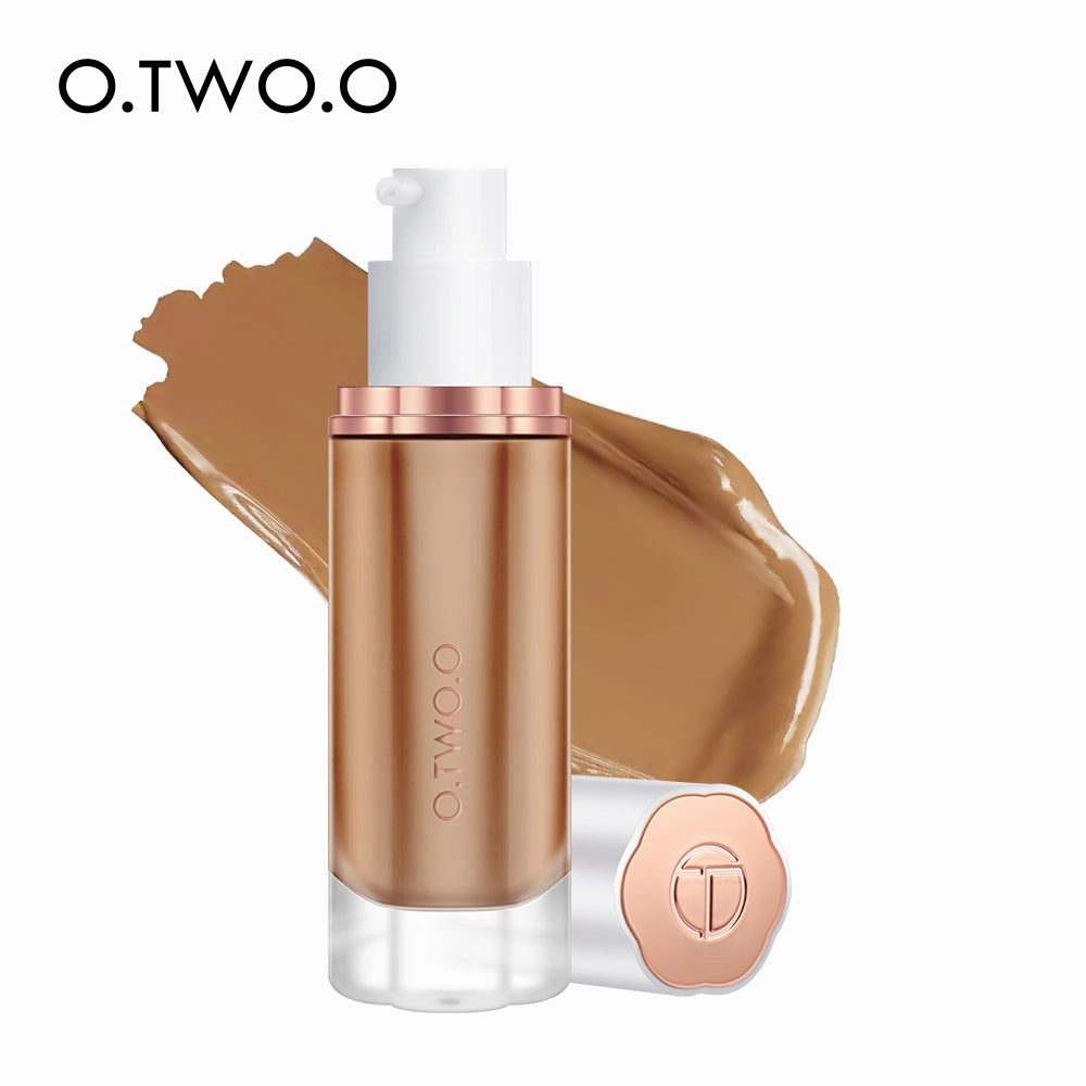 O.TWO.O Full Coverage Whitening Sweat Resistant Moisturizing Liquid Foundation Makeup Base Wholesale