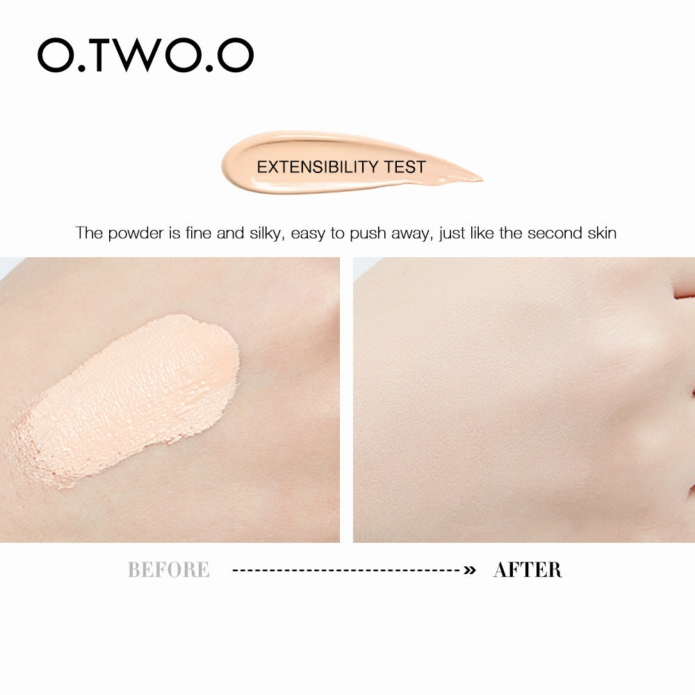 O.TWO.O Full Coverage Whitening Sweat Resistant Moisturizing Liquid Foundation Makeup Base Wholesale
