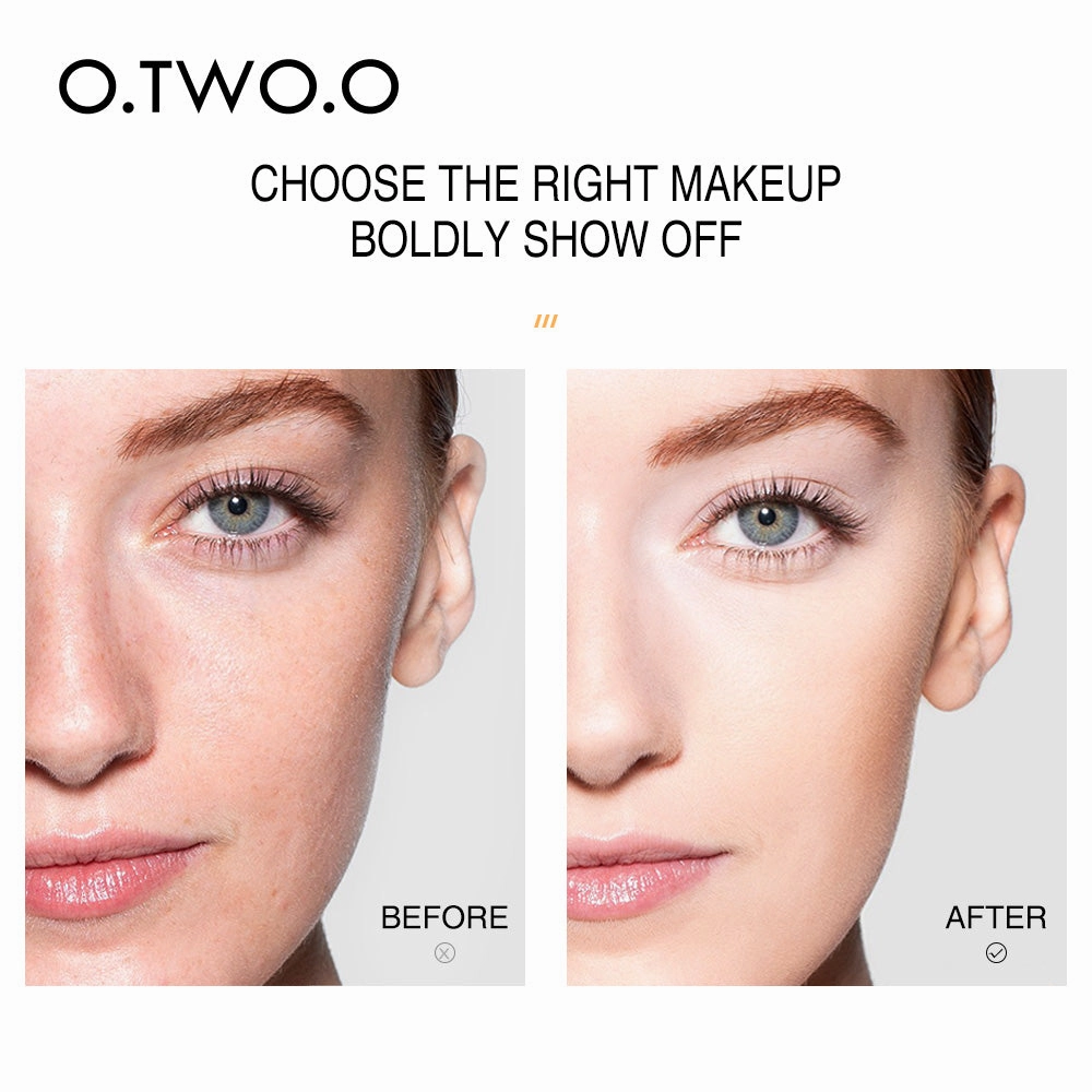 O.TWO.O Full Coverage Whitening Sweat Resistant Moisturizing Liquid Foundation Makeup Base Wholesale