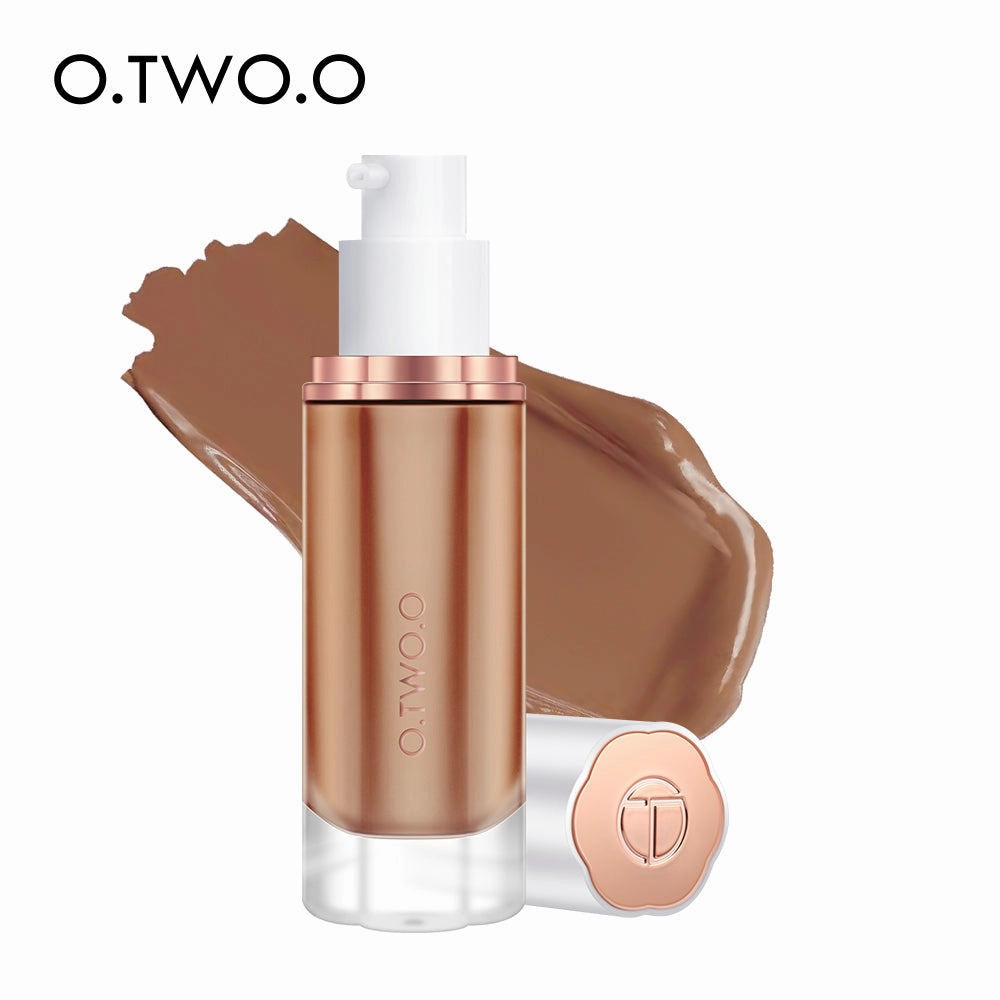 O.TWO.O Full Coverage Whitening Sweat Resistant Moisturizing Liquid Foundation Makeup Base Wholesale
