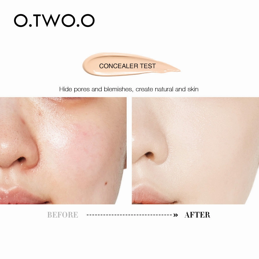 O.TWO.O Full Coverage Whitening Sweat Resistant Moisturizing Liquid Foundation Makeup Base Wholesale