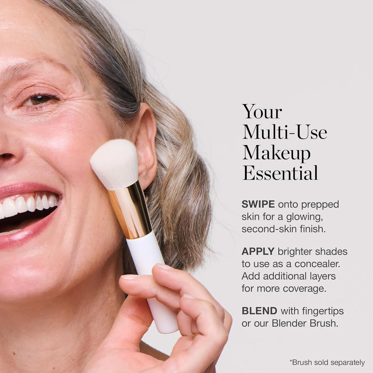 Ogee Sculpted Complexion Foundation Stick (Mahogany 14.5N - Deep Cocoa, Rich Undertones) Full Coverage Foundation Makeup - Instantly Balance & Even Complexion - 70% Organic Ingredients