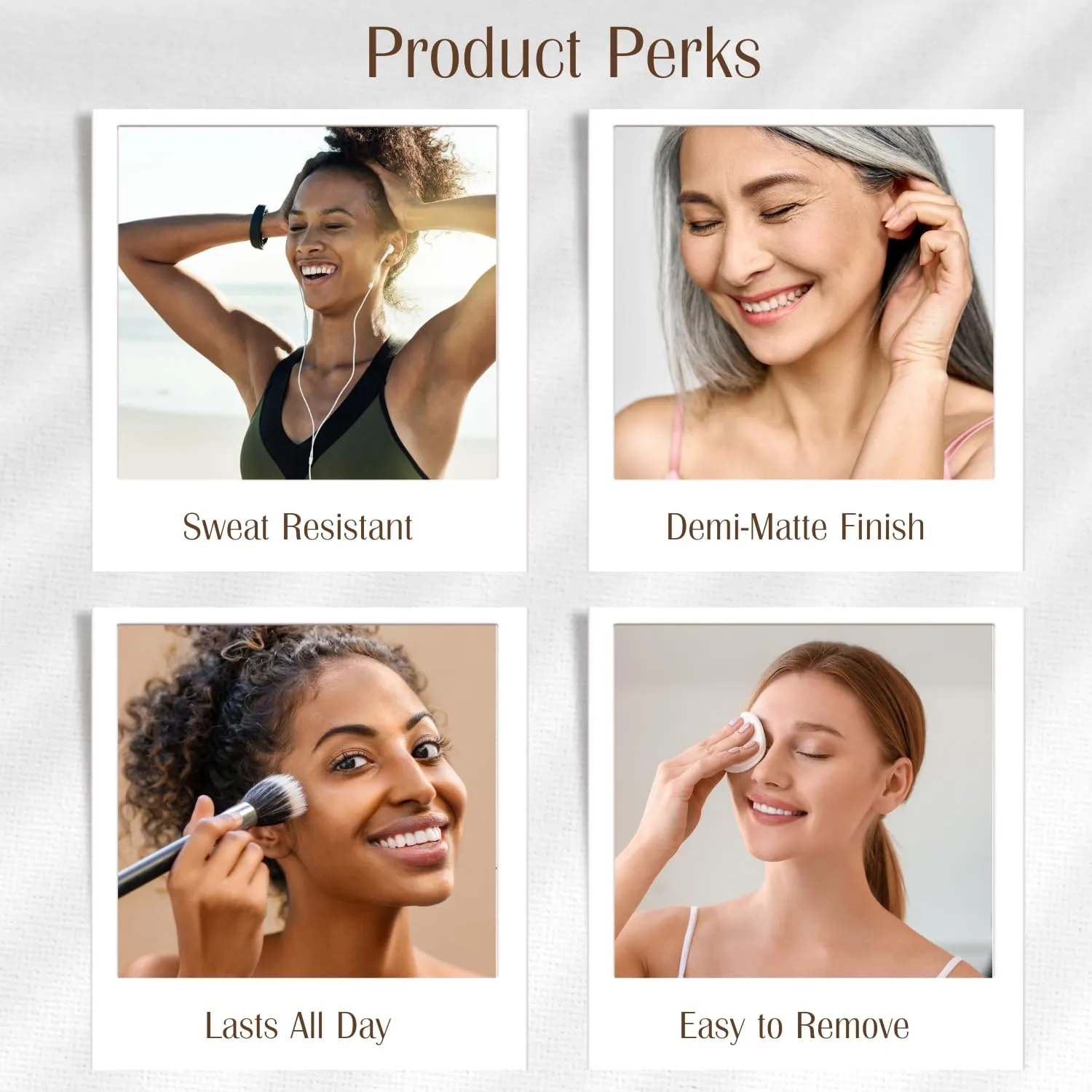 Organic Aloe-Based LUX Liquid Foundation, Natural Vegan Gluten-Free Made in USA, Agave
