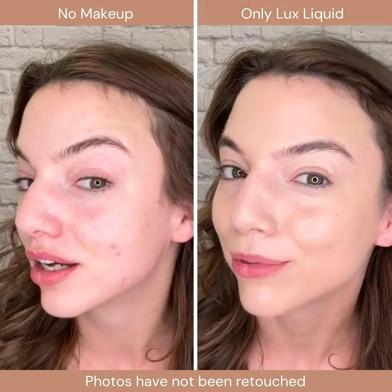 Organic Aloe-Based LUX Liquid Foundation, Natural Vegan Gluten-Free Made in USA, Agave