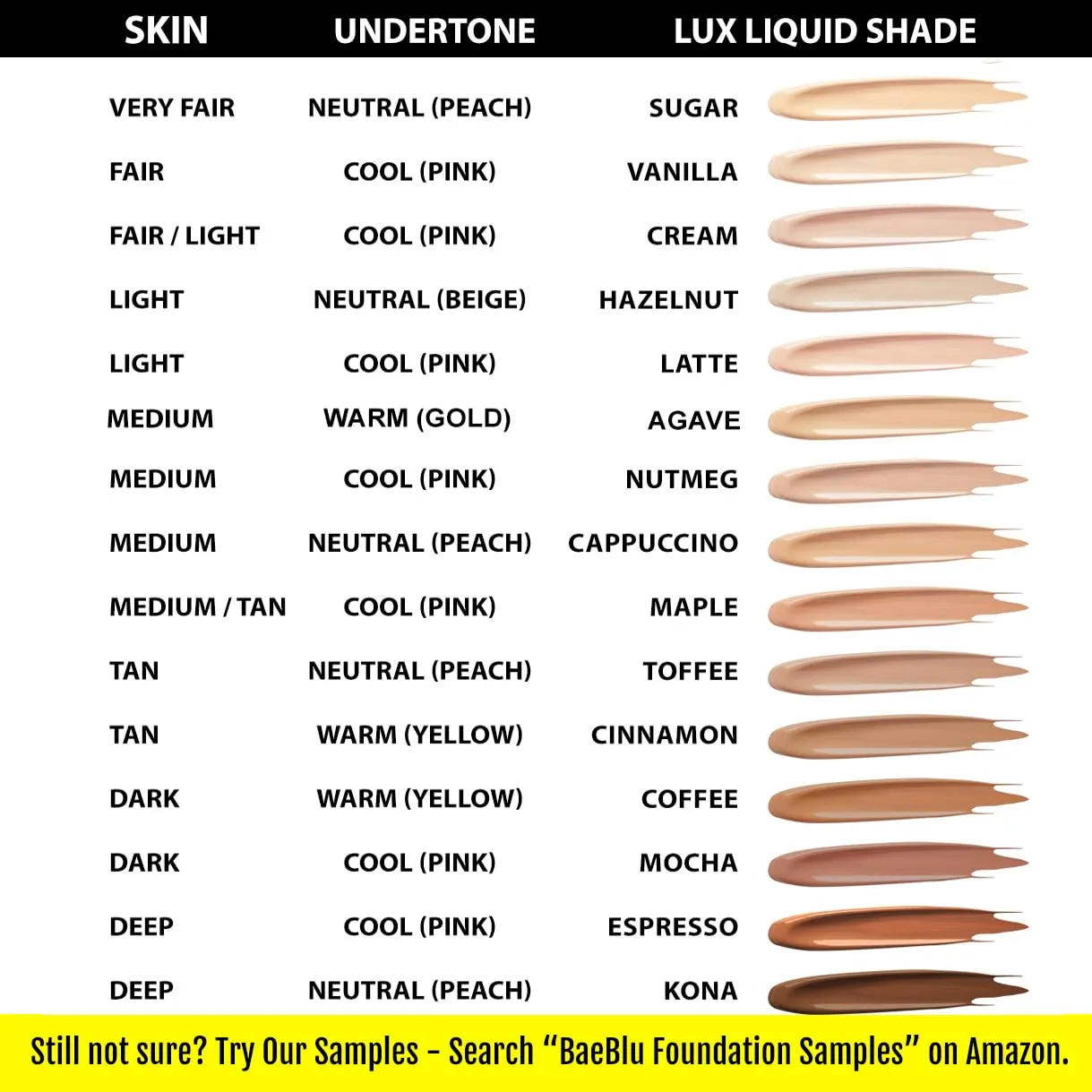 Organic Aloe-Based LUX Liquid Foundation, Natural Vegan Gluten-Free Made in USA, Agave