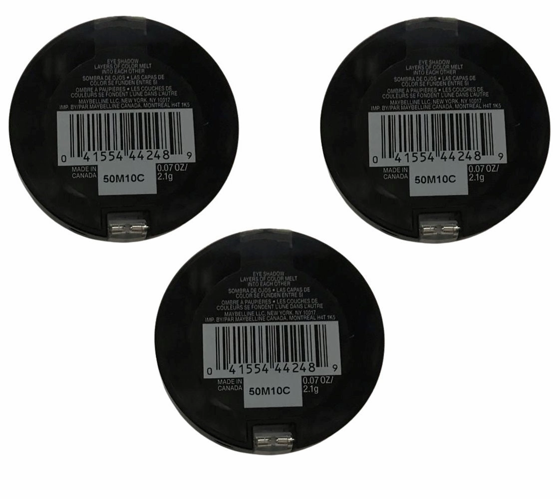 Pack of 3 Maybelline Color Molten Eyeshadow, Sweeping Blue 400