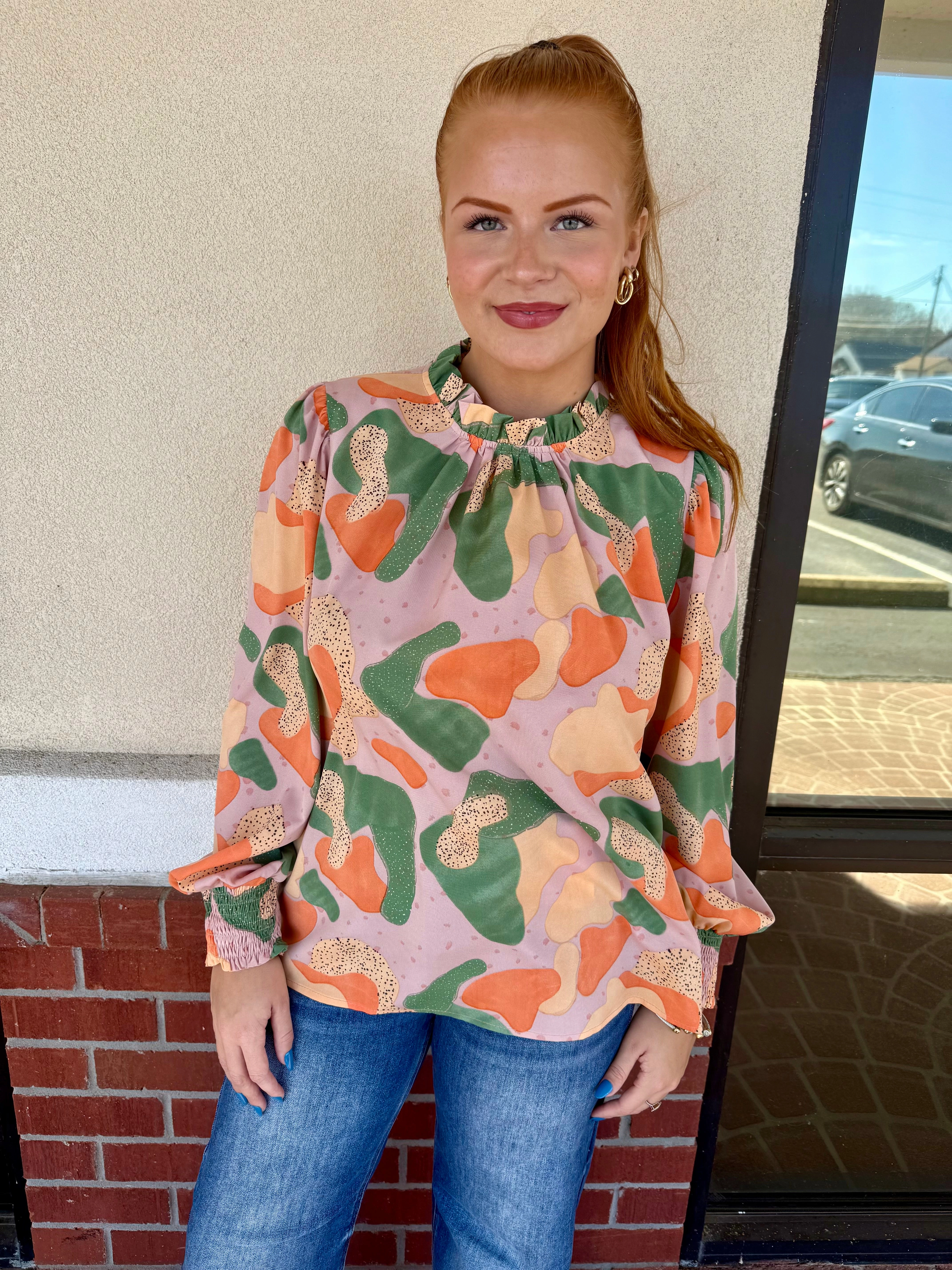 Peachy Garden Delight Top