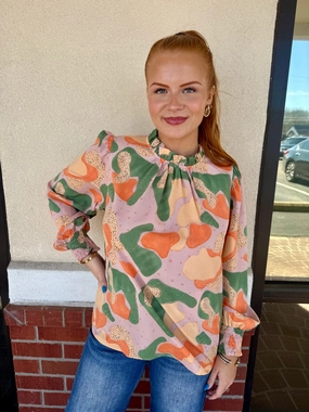 Peachy Garden Delight Top