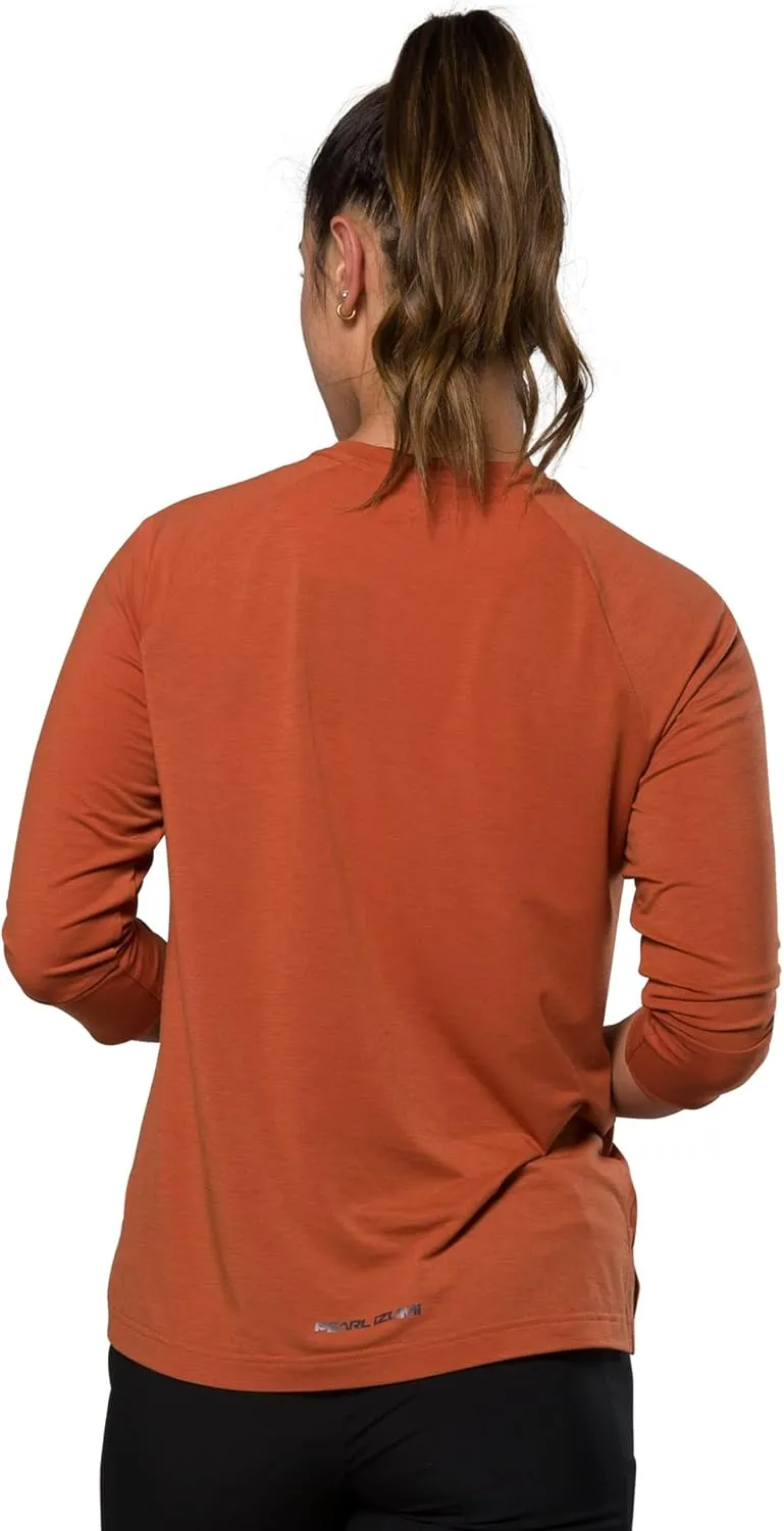 PEARL IZUMI Women's Canyon Merino 3/4 Sleeve Jersey, Moisture-Wicking Short Sleeve Bike Jersey, Standard Fit for Cycling,