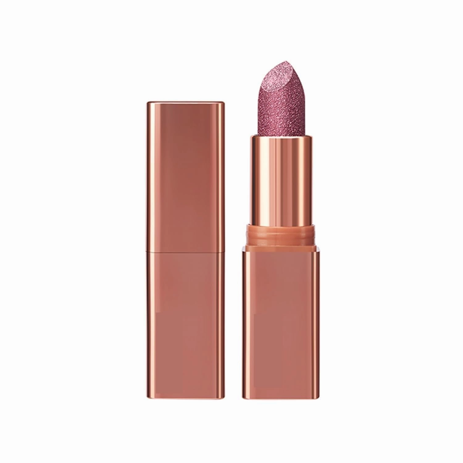 Pil.grim Glitter Lipstick For Women 4.2gm | Dubai Luxe Lifestyle - Her Highness Shade | Lipstick Infused with Vitamin E & Olive Oil | Glitter Formula With Matte Finish | Non Drying