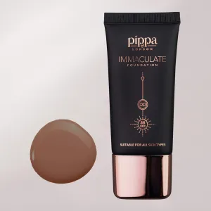 Pippa of London Immaculate Liquid Foundation, Cocoa 213, Lightweight, Medium Coverage, Matte Finish SP35