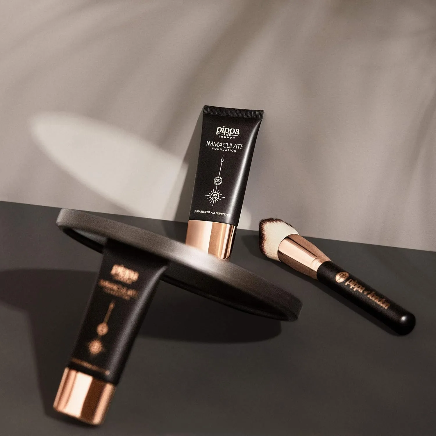 Pippa of London Immaculate Liquid Foundation, Cocoa 213, Lightweight, Medium Coverage, Matte Finish SP35