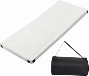 Portable Memory Foam Camping Pad,Roll Up Camping Bed Pad Floor Mat,75"x25"x2.5"Travel Mattress Lightweight Truck Bed Mattress for Camp Floor Sleeping Guest Rooms Travel