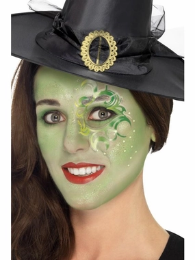 Pretty Witch Make-Up Kit, Face Paints,Tattoo,Gem