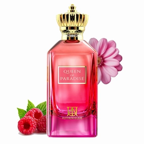 Queen of Paradise - Long lasting Arabian Perfumes for Women - Sweet Strawberry & Vanilla Fragrance - Extrait De Parfum 3.4oz (100ml) - Luxury Dubai Perfume, Exotic, EDP (100 Ml)