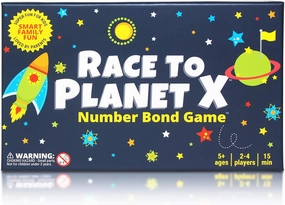 Race to Planet X: Number Bond Game - Math Games for Kindergarten, First Grade - Learn Addition Subtraction with a Super Fun Board Game
