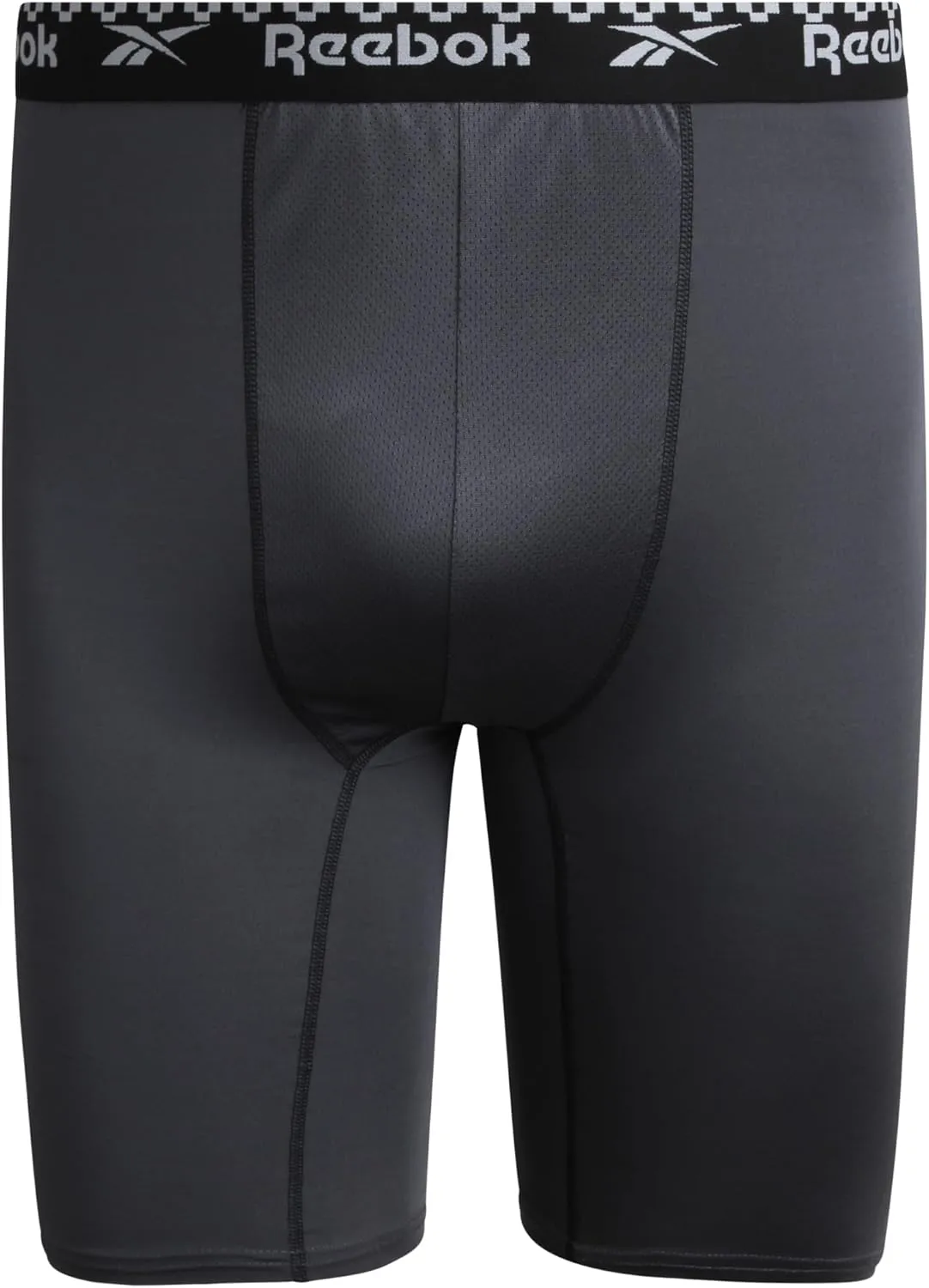 Reebok Men's Boxer Briefs - 6 Pack Long Leg Breathable Performance Big and Tall Underwear Pack Boxers for Men (Sizes: 2X-4XL)