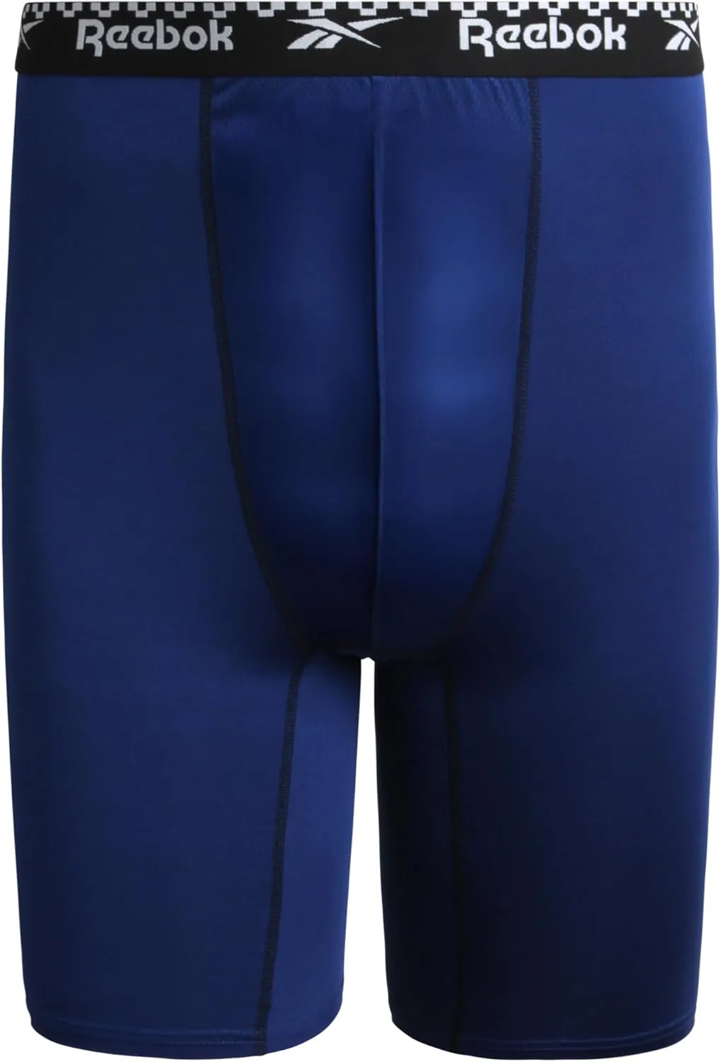 Reebok Men's Boxer Briefs - 6 Pack Long Leg Breathable Performance Big and Tall Underwear Pack Boxers for Men (Sizes: 2X-4XL)