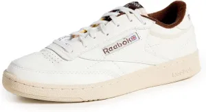 Reebok Unisex Club C 85 Vintage Sneaker, Chalk/Alabaster/Brush Brown, 10.5 US Men