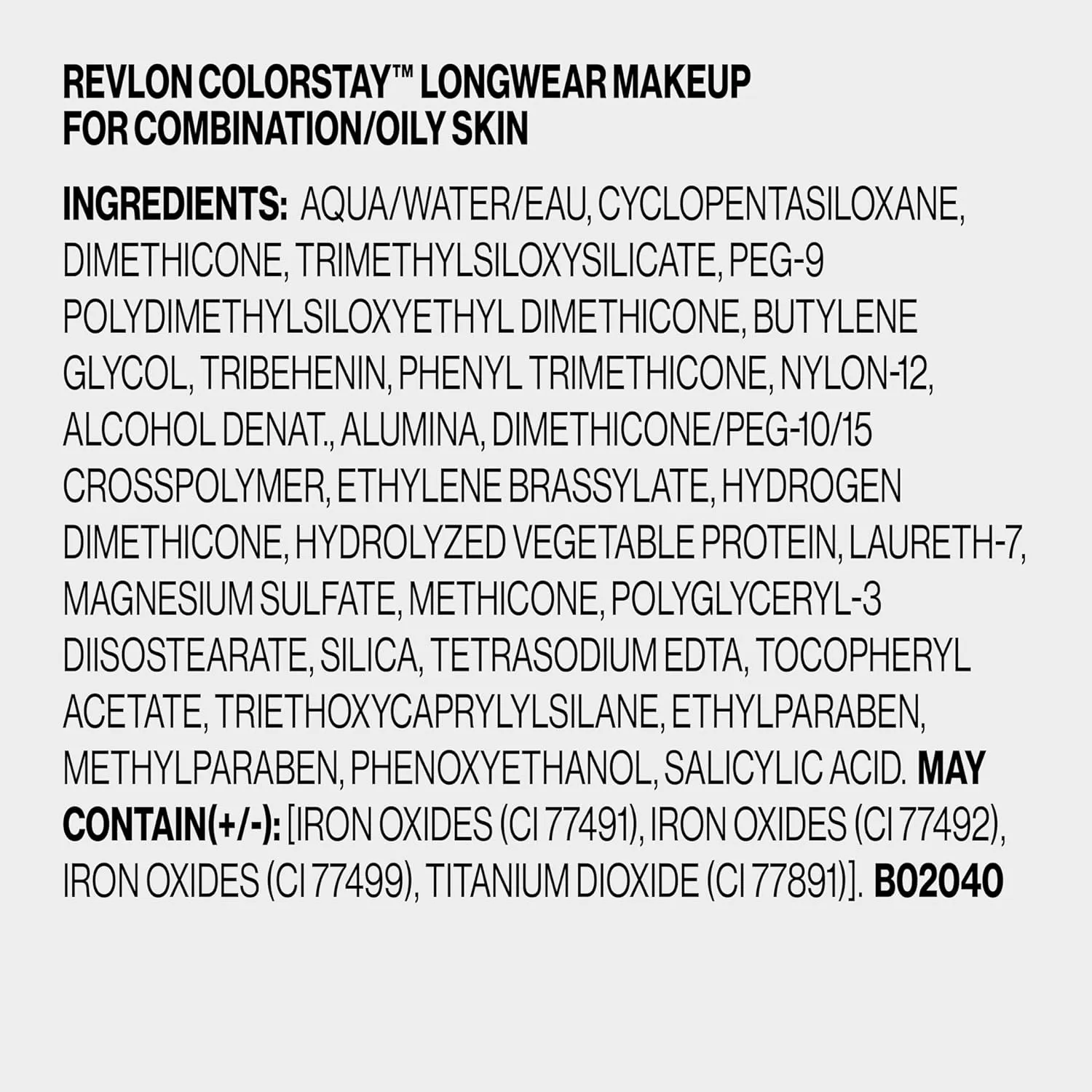 Revlon Liquid Foundation, ColorStay Face Makeup for Combination & Oily Skin, SPF 15, Medium-Full Coverage with Matte Finish, 140 Oatmeal, 1 Fl Oz