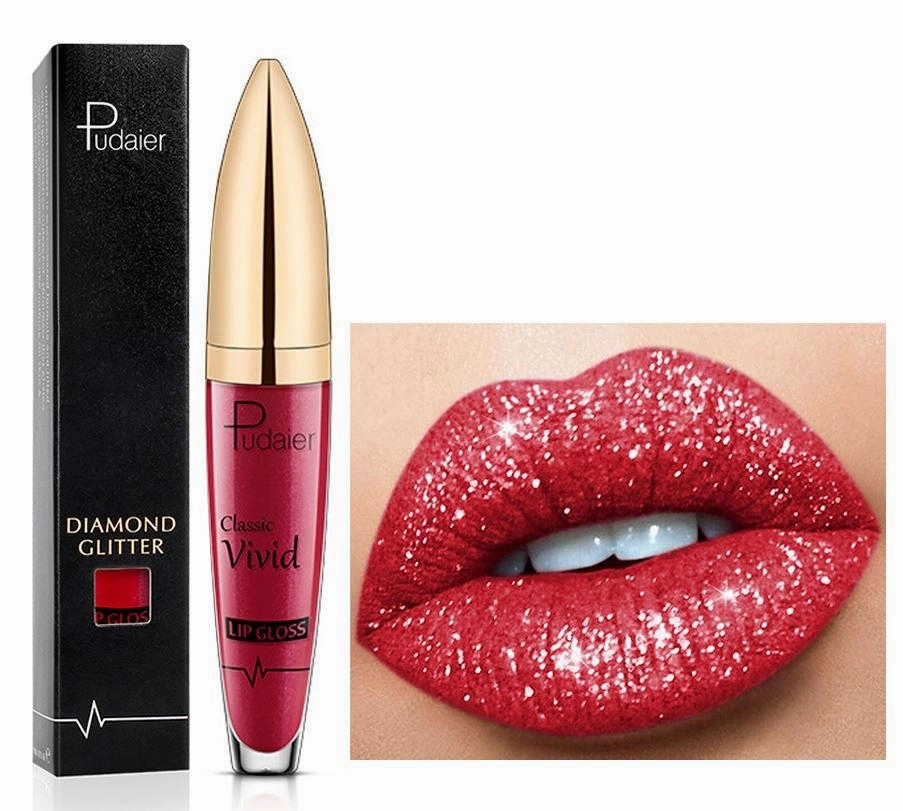Royaleva No-Transfer Liquid Glitter Lipstick 8 Hour Shine