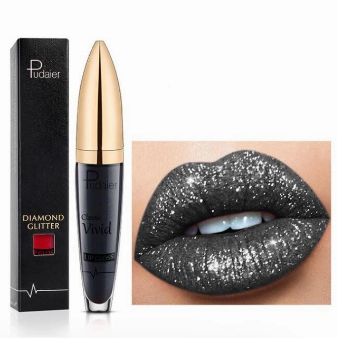 Royaleva No-Transfer Liquid Glitter Lipstick 8 Hour Shine