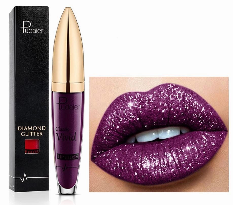 Royaleva No-Transfer Liquid Glitter Lipstick 8 Hour Shine