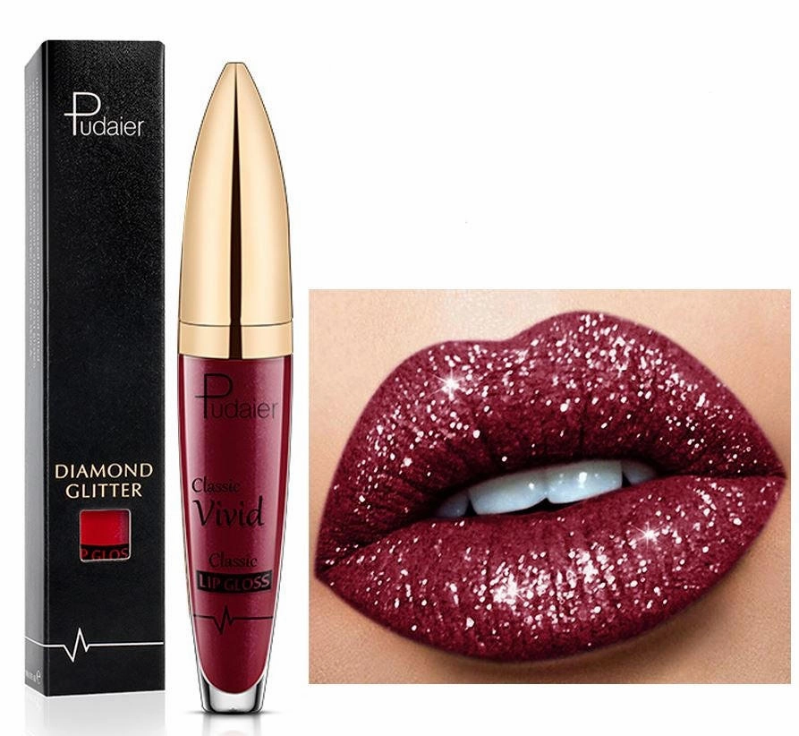 Royaleva No-Transfer Liquid Glitter Lipstick 8 Hour Shine