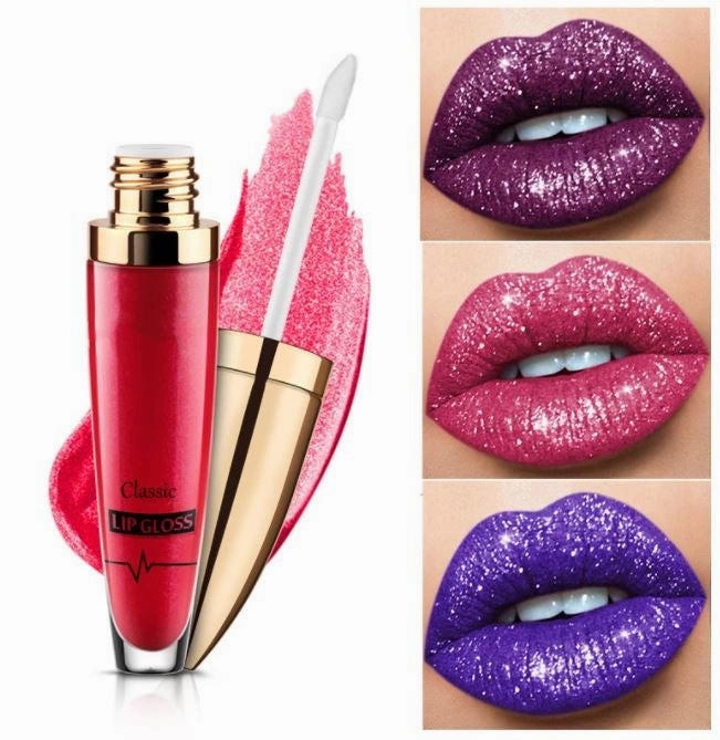 Royaleva No-Transfer Liquid Glitter Lipstick 8 Hour Shine