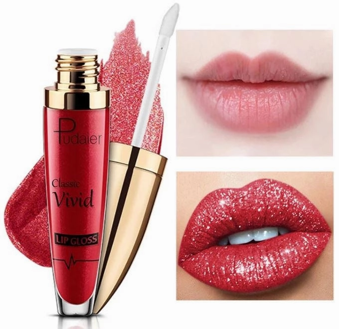 Royaleva No-Transfer Liquid Glitter Lipstick 8 Hour Shine