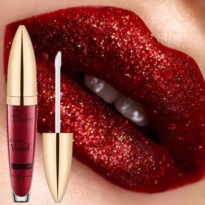 Royaleva No-Transfer Liquid Glitter Lipstick 8 Hour Shine