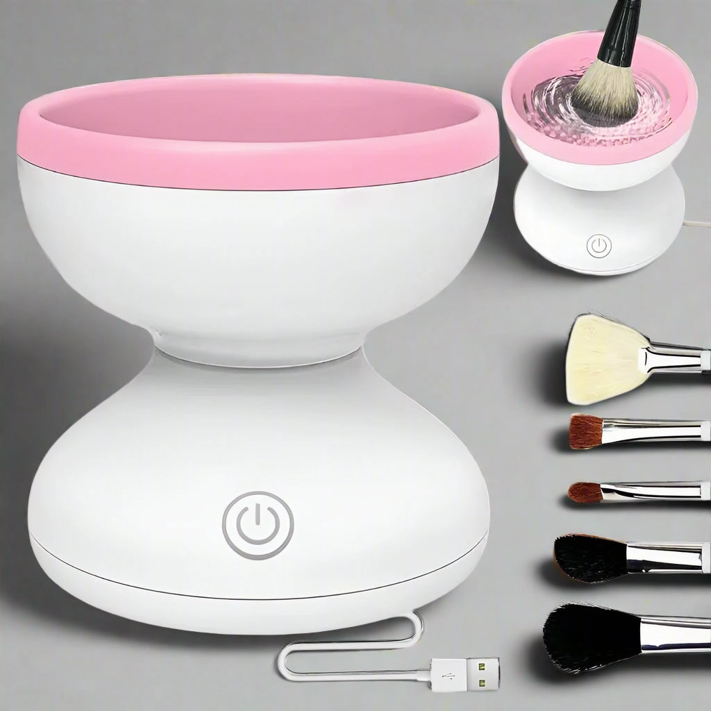 Royallure Electric Makeup Brush Cleaner – Ultra-Fast Automatic Spinner for Deep Cleaning & Hygiene