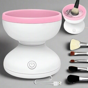 Royallure Electric Makeup Brush Cleaner – Ultra-Fast Automatic Spinner for Deep Cleaning & Hygiene