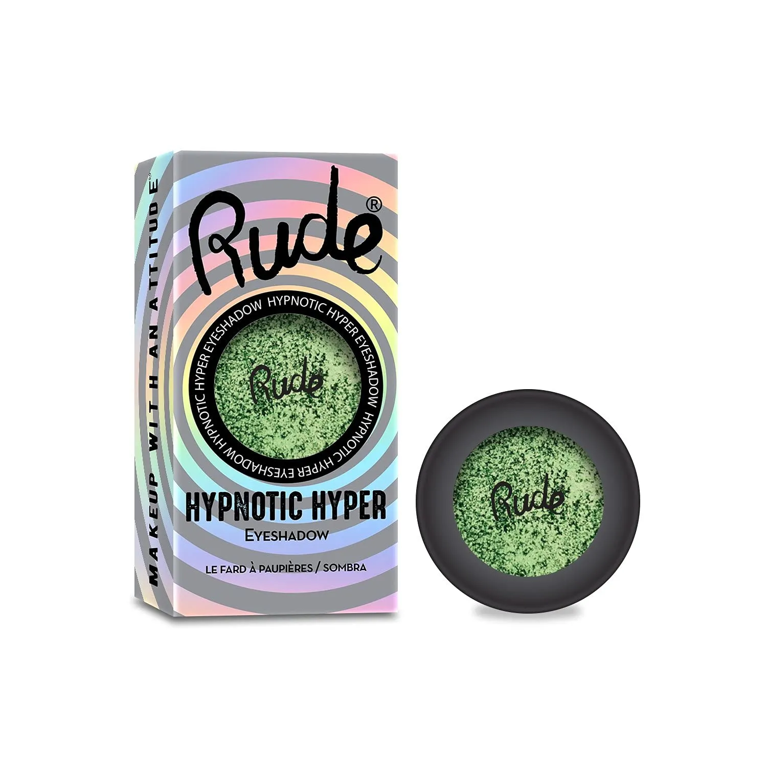 Rude - Hypnotic Hyper Duo Chrome Eyeshadow - Wave Rave