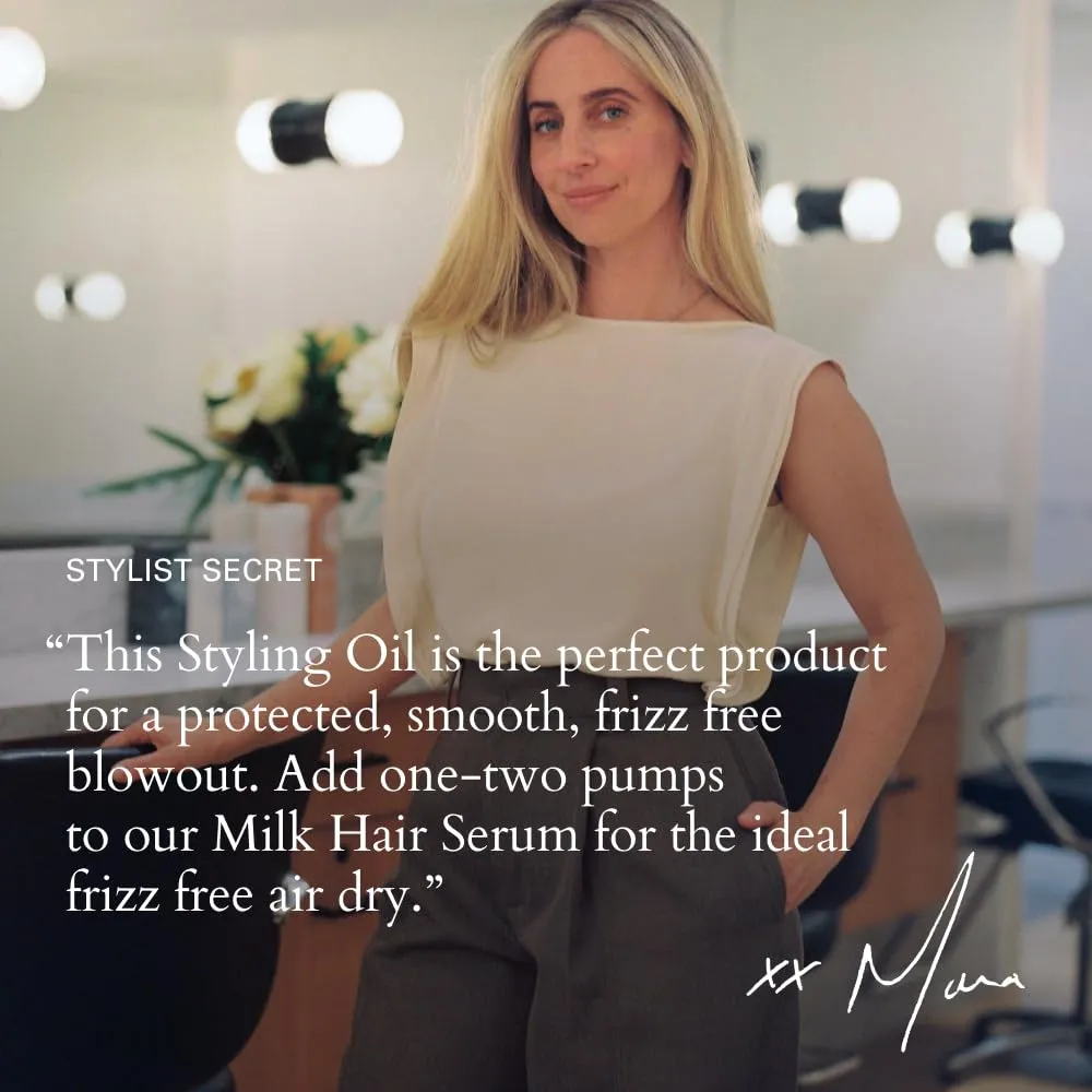 RŌZ Santa Lucia Styling Oil - Lightweight, Nourishing Hair Oil, a Foundation for Daily Styling, Frizz Control and Shine - Heat Protectant, Vegan, for All Hair Types - 2 Fl.Oz / 60 ml