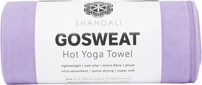 Shandali GoSweat Non-Slip Hot Yoga Towel with Super-Absorbent Soft Suede Microfiber in Many Colors, for Bikram Pilates and Yoga Mats.