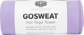 Shandali GoSweat Non-Slip Hot Yoga Towel with Super-Absorbent Soft Suede Microfiber in Many Colors, for Bikram Pilates and Yoga Mats.