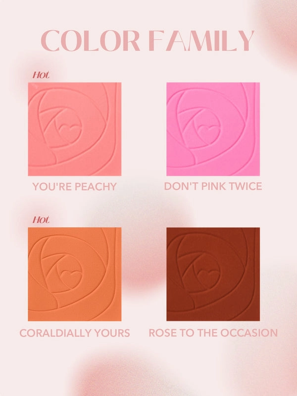 sheglam LOVE DIVE TENDER HEART POWDER BLUSH YOU'RE PEACHY