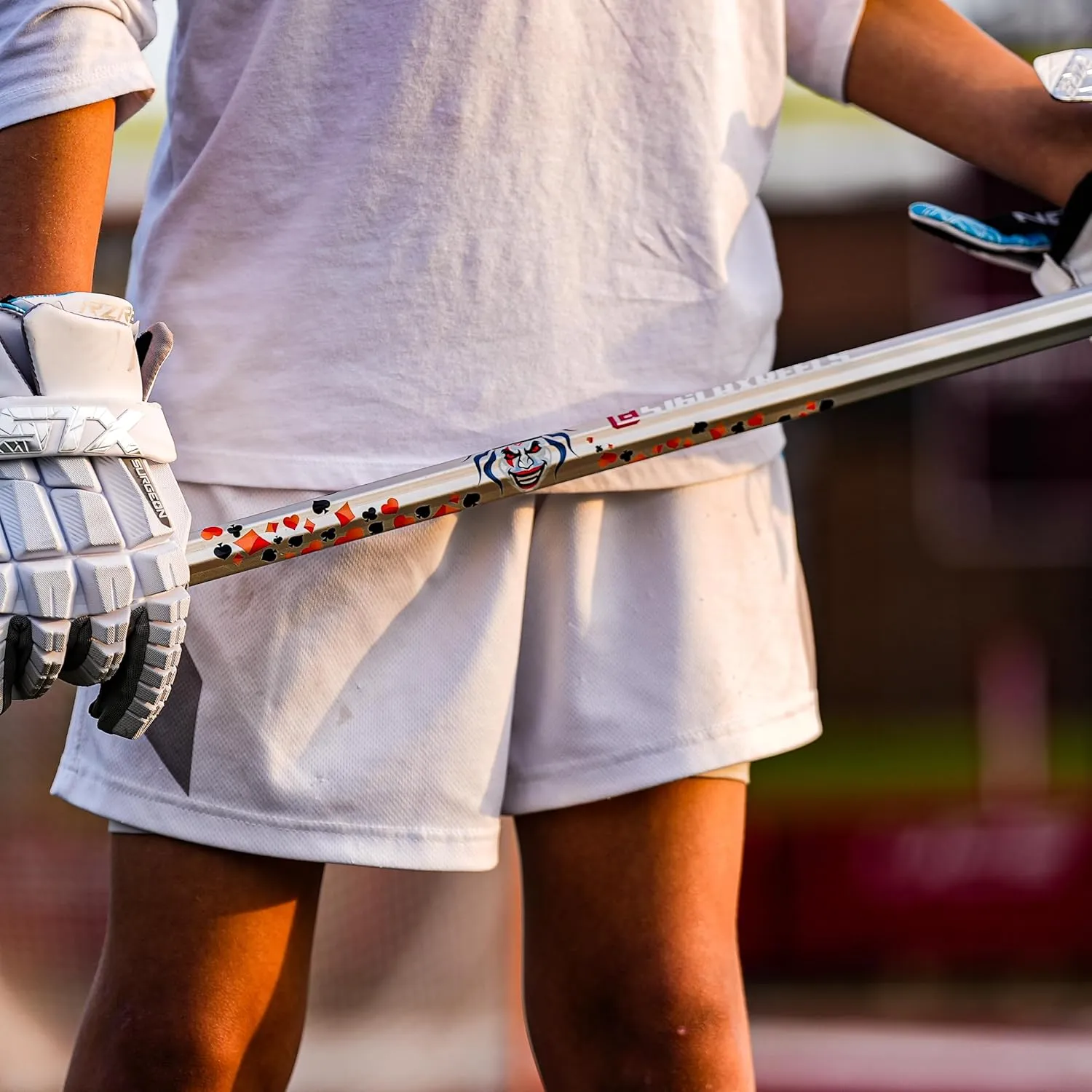 Silverfin Sc-Ti Lacrosse Shaft 30" | Lacrosse Stick for Men with End Cap | Lacrosse Shaft Attack: Lightweight, Durable, Easy Installation & Comfortable Grip | Youth Boys Lacrosse Stick for All Levels