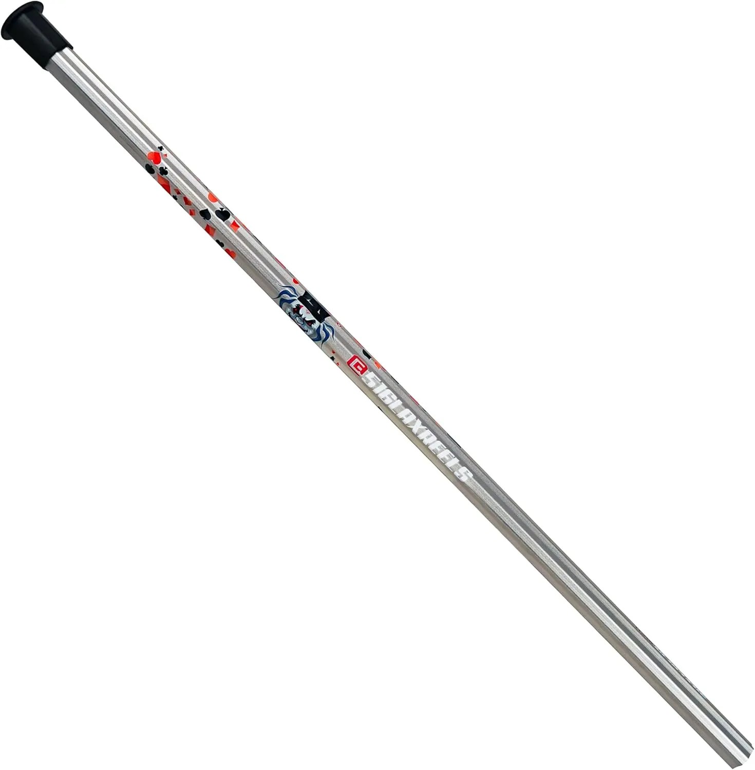 Silverfin Sc-Ti Lacrosse Shaft 30" | Lacrosse Stick for Men with End Cap | Lacrosse Shaft Attack: Lightweight, Durable, Easy Installation & Comfortable Grip | Youth Boys Lacrosse Stick for All Levels