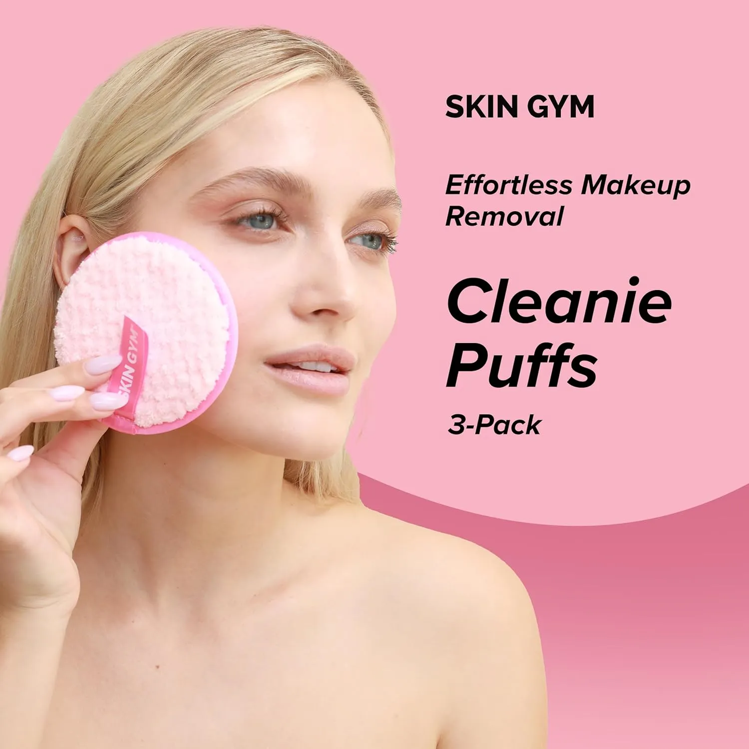 Skin Gym Reusable Makeup Remover Pad/Towel - Removes Make Up With Just Water, Eco-Friendly and Chemical Free For Mascara, Eyeliner, Foundation, Lipstick