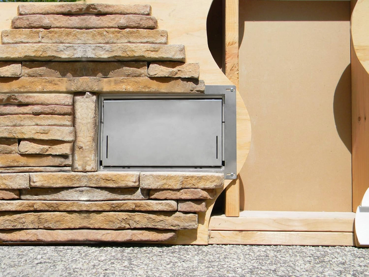 Smart Vent Insulated Foundation Flood Vent - Wood Wall Model, FEMA Compliant and ICC-ES Certified Model 1540-570 (Stainless Steel)