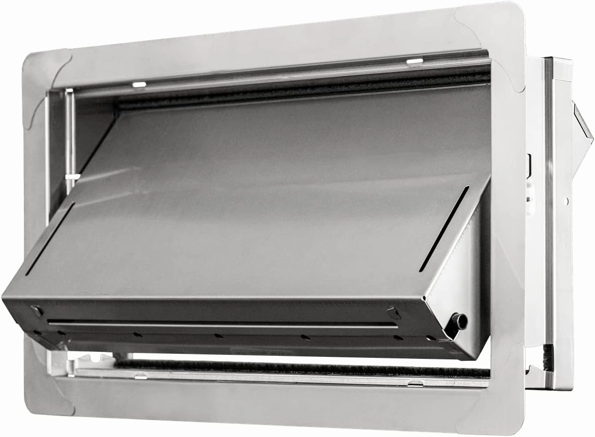 Smart Vent Insulated Foundation Flood Vent, FEMA Compliant and ICC-ES Certified - Model 1540-520, 16" x 8" (Stainless Steel)