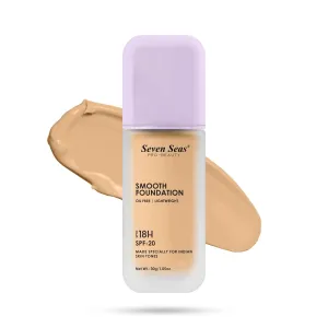 Smooth Foundation | Oil Free | Lightweight | Long Lasting Foundation for Face Makeup | (Ivory, 30G)