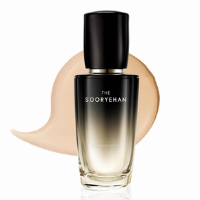 Sooryehan The Black (Serum, 30ml/1fl oz) - Nourishing Essence for Elasticity, Wrinkles. Premium Korean Skin Care for Sensitive Skin. Black Yeast, Licorice, Ferment.